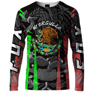Jersey Manga Larga ¡Viva México! y Orgullo Mexicano 🇲🇽 Independencia y Revolución 🦅✨ FX123