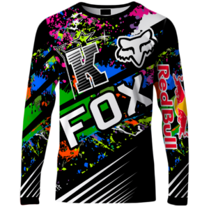 Jersey Moto Cross Fox RZR y Trail para Enduro y Ruta Racing RED BULL 🐂 FX009