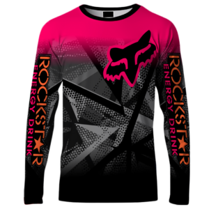 🚴‍♂ Playera Jersey Fox MTB RZR – Para Ciclismo, Motocross y Rockstar Energy Drink 🏍⭐ FX011