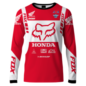 🚴♂️ Playera Jersey Fox MTB RZR – Para Ciclismo y Motocross 🏍️ Downhill 🚵 Honda Racing FX027